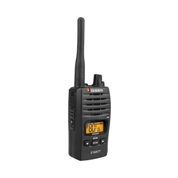 Uniden UH45 80 Channel UHF CB Handheld Radio (Walkie-Talkie) with Kid Zone