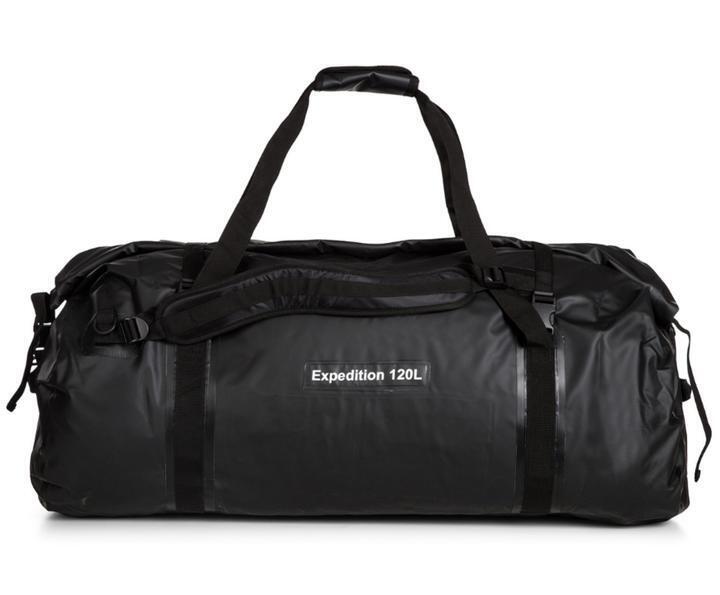 Caribee Expedition 120L Waterproof PVC Roll Top Gear Bag/ Backpack - Black
