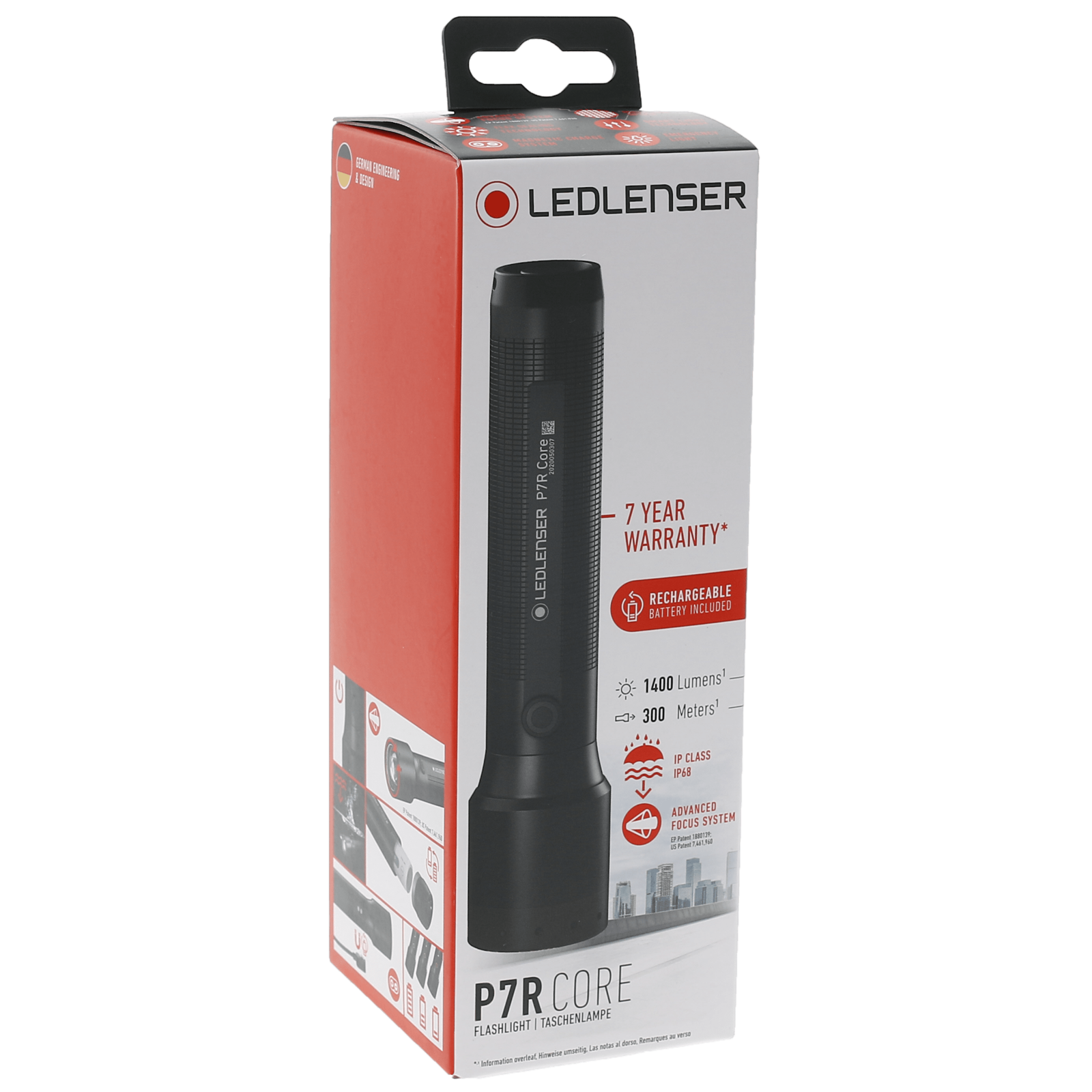 Led Lenser P7R Core Torch Free Shipping