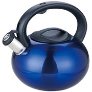 Royal Deluxe Stainless Steel Whistling Kettle 2.5L - Blue