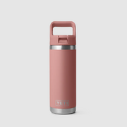 Yeti Rambler 18 oz C Straw Bottle - Sandstone Pink