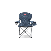 Coleman Chair Quad King Size Cooler Arm Blue - Extra Wide