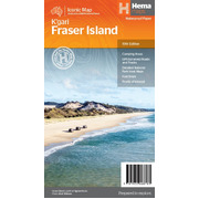 Hema Fraser Island (K'gari) Map