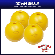 4 x Crab'n Gear Yellow PVC Round Float - 150mm