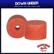 2 x Crab'n Gear 60mm Orange Cylinder Float