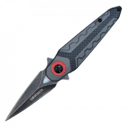 Wartech Dual Edge Folding Knife - Black - PWT379BK