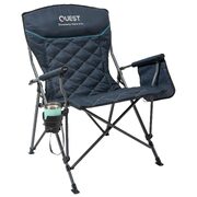 Quest Outdoors Stowaway Hard Arm Chair - Midnight