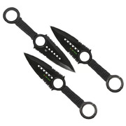 Zomb War Throwing Knife Set Black - 9561