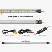 Hard Korr 50cm Tri-Coloured LED Light Bar Kit With Diffuser