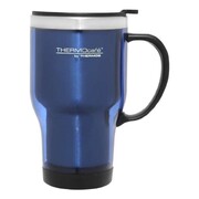 Thermos THERMOcafe 470ml Stainless Steel Inner, Plastic Outer Travel Mug - Blue