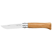 Opinel Traditional #08 S/S 8.5cm Wood Oilvewood Handle